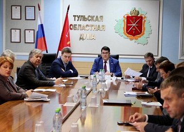 Алексей Лебедев провел очередное заседание Комитета по местному самоуправлению Тульской областной Думы
