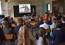 Тульский обком КПРФ организовал для кимовских школьников телемост со знаменитым полярником Виктором Боярским