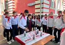 Тульский обком в преддверии Дня Пионерии организовал прием в пионеры учащихся школ