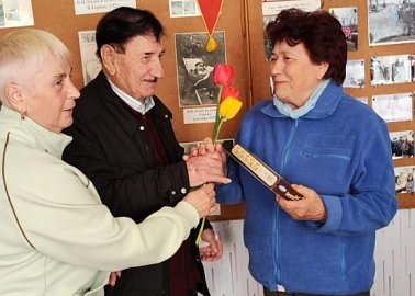 Ефремовские коммунисты к 80-летию Великой Победы организовали торжественное мероприятие для «Детей войны»