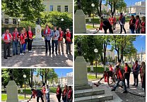 Тульские коммунисты отремонтировали памятник А.С. Пушкину Тульские коммунисты отремонтировали памятник А.С. Пушкину