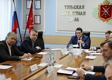 Алексей Лебедев провел очередное заседание Комитета по местному самоуправлению Тульской областной Думы