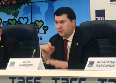 Олег Лебедев выступил на пресс-конференции в ТАСС на тему «Леса и продовольствие»