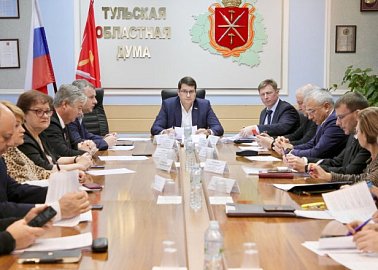 Председатель комитета по местному самоуправлению Тульской областной Думы Алексей Лебедев провел очередное комитета