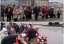 Тульские коммунисты отметили 105-летие Великого Октября автопробегом, возложениями и субботниками в районах области и круглым столом в Туле, на котором выступили Н.В. Арефьев и С. Удальцов Тульские коммунисты отметили 105-летие Великого Октября автопробегом, возложениями и субботниками в районах области и круглым столом в Туле, на котором выступили Н.В. Арефьев и С. Удальцов