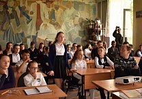 Тульский обком КПРФ организовал для кимовских школьников телемост со знаменитым полярником Виктором Боярским