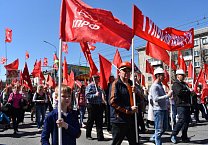 1 мая тульский обком провёл массовую демонстрацию и праздничный митинг