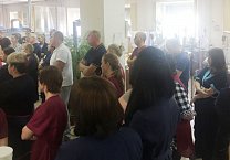 Олег Лебедев провел встречу с рабочими в городе Покров Владимирской области