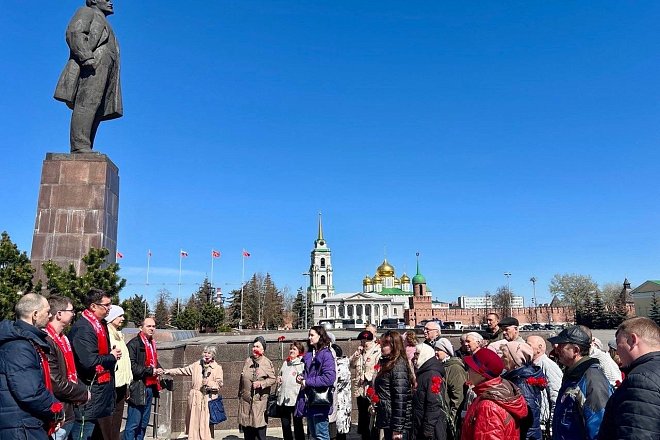 В Тульской области прошли праздничные мероприятия в ознаменование 156-й годовщины со дня рождения В.И. Ленина