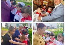 В Тульской области несколько сотен школьников приняты в пионеры 