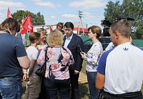 Олег Лебедев выступил на экологическом митинге во Владимирской области