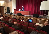 Встреча с Грудининым по видеосвязи прошла в городе  Новомосковске Тульской области