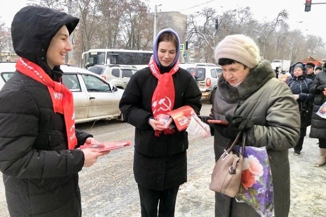 В Тульской области полным ходом идет агитация за кандидата в президенты от КПРФ Н.М. Харитонова