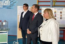 Первый секретарь Тульского обкома КПРФ Алексей Лебедев контролировал ход голосования