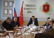 Председатель комитета по местному самоуправлению Тульской областной Думы Алексей Лебедев провел очередное заседание комитета