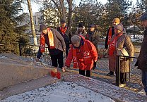Богородицкие коммунисты и комсомольцы отметили очередную годовщину освобождения Богородицка от немецко-фашистских захватчиков