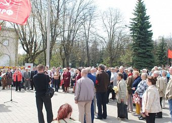 Первомайские шествия и митинги прошли во всех городах Тульской области.