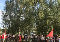 Митинг против повышения пенсионного возраста прошел в Веневе