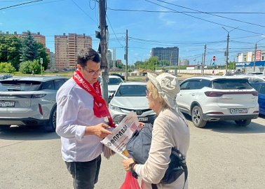 В Тульской области продолжаются агитационные рейды «Красные в городе»