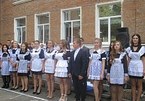 Богородицкая школа благодарит Олега Лебедева 