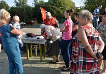 Митинг в рабочем поселке Грицовский