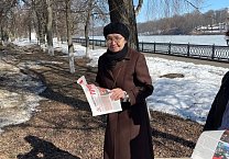 Богородицкие комсомольцы провели очередной рейд по раздаче партийной печати