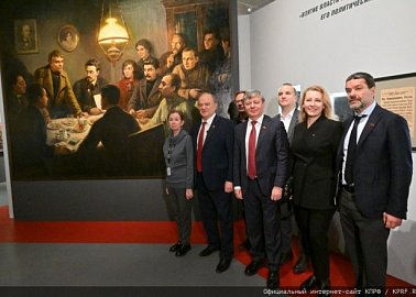 Г.А. Зюганов принял участие в открытии выставки «Ленин» в Государственном Историческом музее