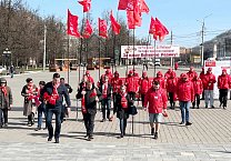 Тульские коммунисты приняли эстафету союзного антифашистского патриотического проекта "Наша Великая Родина"