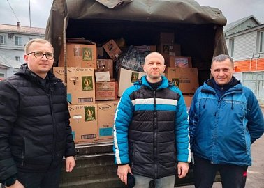Тульские коммунисты приняли участие в отправке помощи для защитников Курского приграничья
