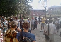 В Плавске прошел митинг против повышения пенсионного возраста 