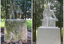 Тульские коммунисты отремонтировали памятник А.С. Пушкину Тульские коммунисты отремонтировали памятник А.С. Пушкину