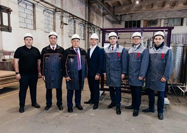 Кандидат в Президенты Российской Федерации Н.М. Харитонов побывал на оренбургском предприятии "Технопром"