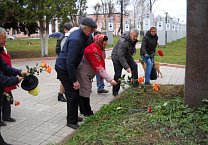 Веневские коммунисты отметили годовщину Великого Октября