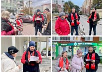 Первый секретарь Евгений Жеков вместе с активными коммунистами усилили работу в Пролетарском районе города Тулы Первый секретарь Евгений Жеков вместе с активными коммунистами усилили работу в Пролетарском районе города Тулы