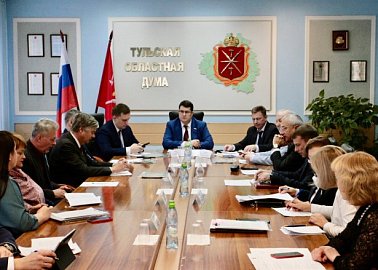 Алексей Лебедев провел очередное заседание Комитета по местному самоуправлению Тульской областной Думы