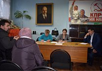 Депутаты – коммунисты провели прием в Привокзальном округе Тулы Депутаты – коммунисты провели прием в Привокзальном округе Тулы