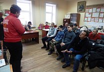 Алексинские школьники вступают в комсомол