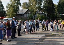Митинг в рабочем поселке Грицовский