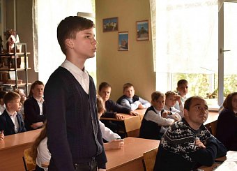 Тульский обком КПРФ организовал для кимовских школьников телемост со знаменитым полярником Виктором Боярским
