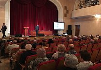 Встреча с Грудининым по видеосвязи прошла в городе  Новомосковске Тульской области