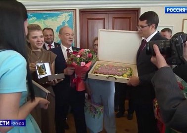 Первый секретарь Тульского обкома КПРФ Алексей Лебедев поздравил Г.А. Зюганова с Днём рождения