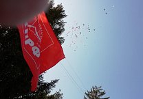 Коммунисты Узловой приняли участие в общегордском шествии