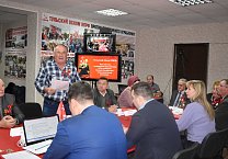 На круглом столе в Туле, посвященном годовщине Великого Октября, выступили Николай Арефьев и Сергей Удальцов