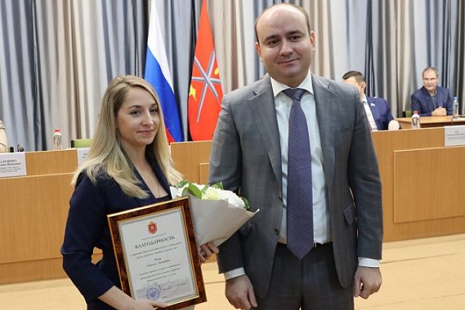 Светлану Белоус наградили Благодарностью Губернатора Тульской области
