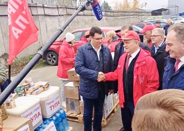 Первый секретарь Тульского обкома КПРФ, депутат Тульской областной Думы Алексей Лебедев: «Будем помогать Донбассу до полной Победы»