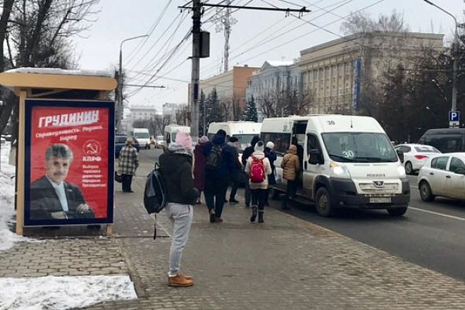 В Туле появилась новая наглядная агитация в поддержку Грудинина
