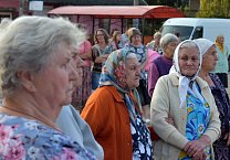 Митинг в рабочем поселке Грицовский