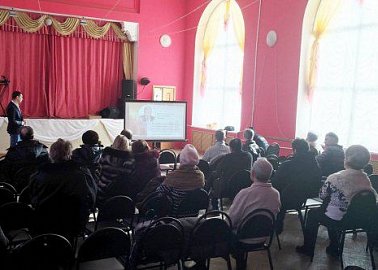 Встреча доверенных лиц Грудинина в поселке Косая Гора