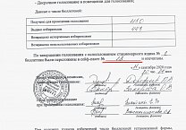 По итогам прошедших выборов По итогам прошедших выборов
