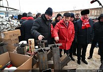 150-й гуманитарный, праздничный конвой от КПРФ ушел из Подмосковья 150-й гуманитарный, праздничный конвой от КПРФ ушел из Подмосковья